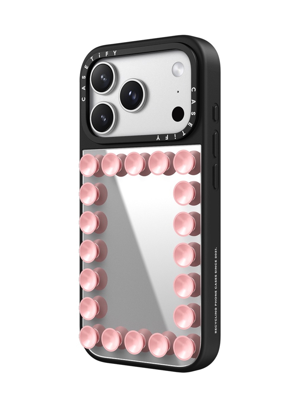 Casetify Stick It Mirror Case Primrose Pink iPhone 17 Pro Max